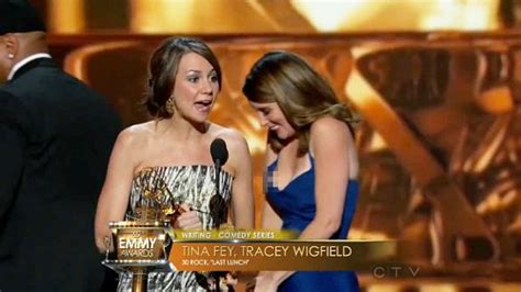 Tina Fey Flashes Pic Of Emmy Nip Slip